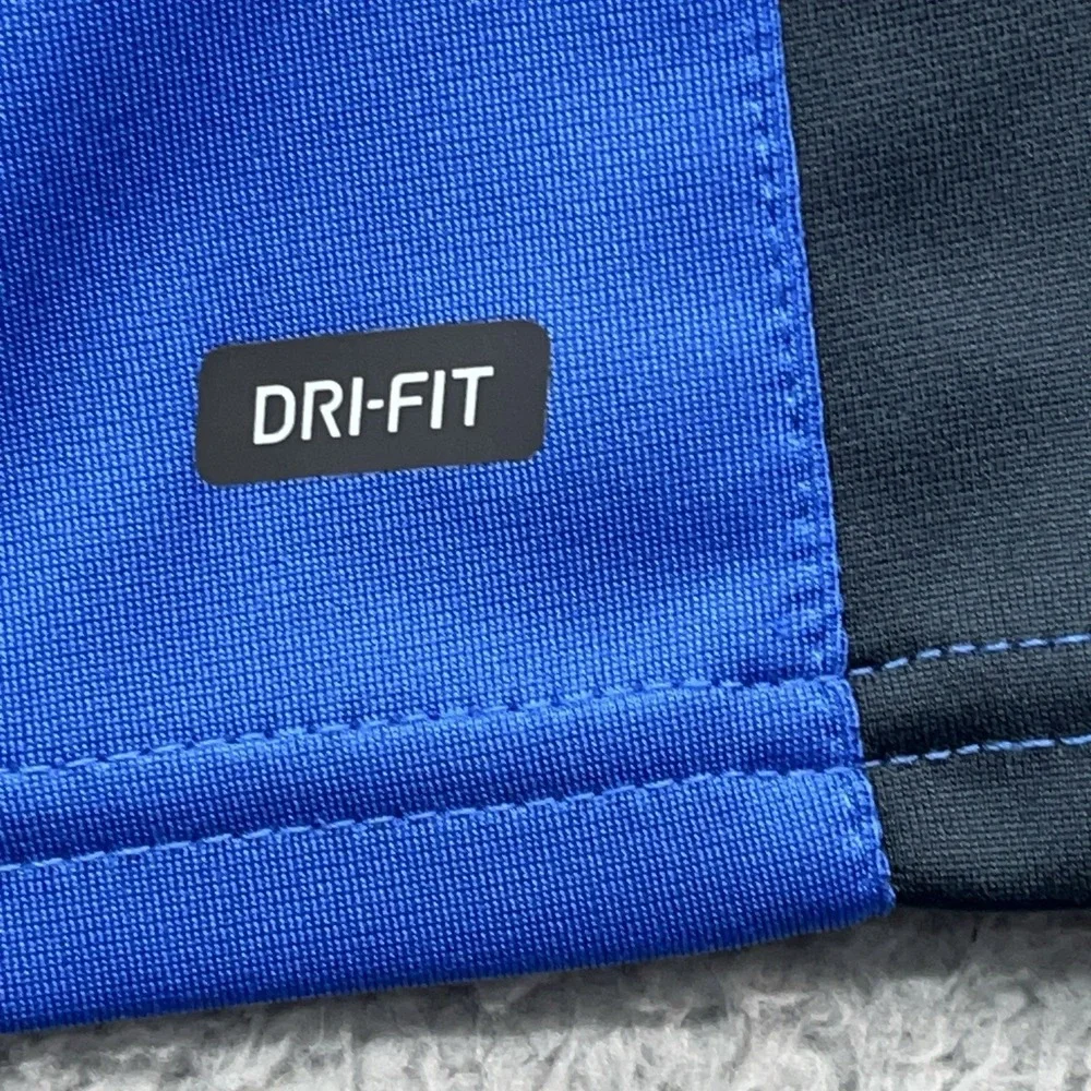 Nike Total 90 Shirt Mens L Blue T90 Soccer Jersey Dri-Fit Tee Vented‎ Athleisure